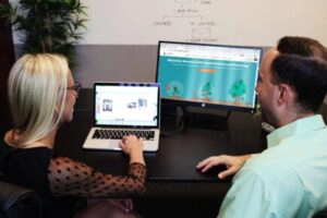 Construction budget tracking software interface