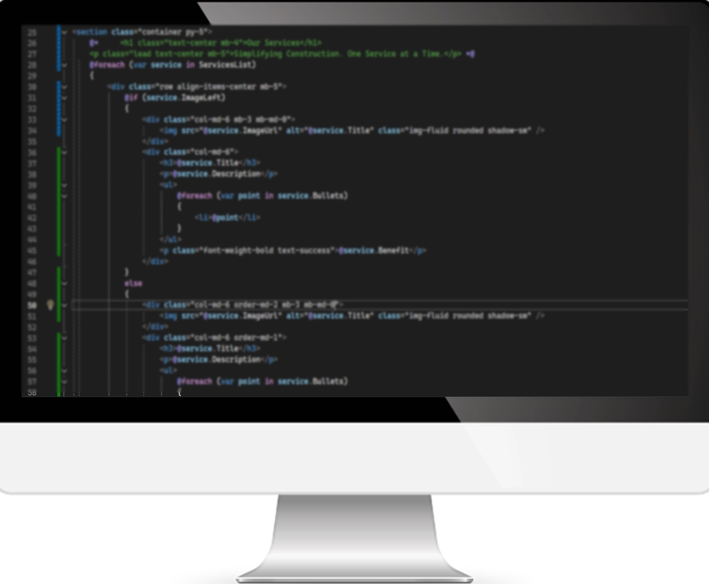 Custom programming and integration for construction software
