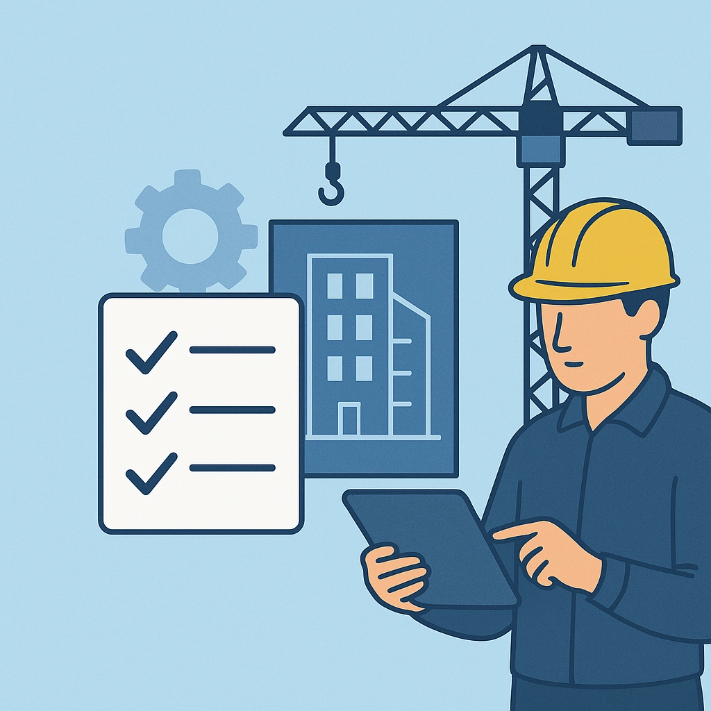 Illustration of CPMSOFT's project management dashboard